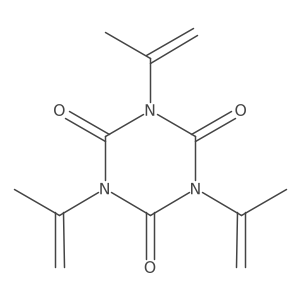 1,3,5-Tris(prop-1-en-2-yl)-1,3,5-triazinane-2,4,6-trione结构式