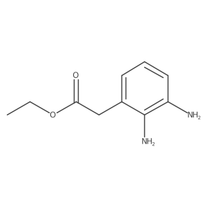 Ethyl 2-(2,3-diaminophenyl)acetate Structure