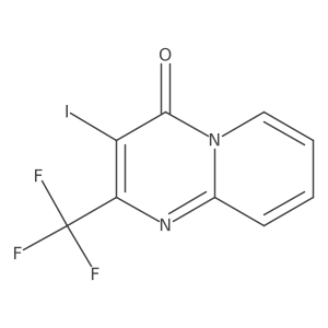3-Iodo-2-(trifluoromethyl)-4H-pyrido[1,2-a]pyrimidin-4-one Structure