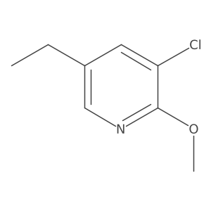 3-Chloro-5-ethyl-2-methoxypyridine Structure