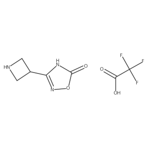 3-(Azetidin-3-yl)-1,2,4-oxadiazol-5-ol,trifluoroaceticacid Structure