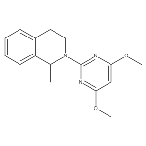 2-(4,6-Dimethoxypyrimidin-2-yl)-1-methyl-1,2,3,4-tetrahydroisoquinoline结构式