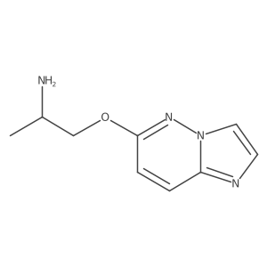 1-{Imidazo[1,2-b]pyridazin-6-yloxy}propan-2-amine Structure