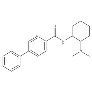 N-[(1S,2S)-2-(Dimethylamino)cyclohexyl]-5-phenyl-2-pyridinecarboxamide结构式