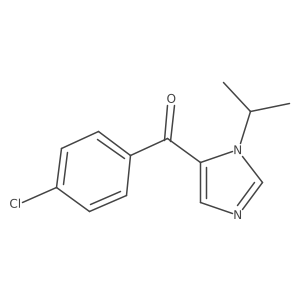 (4-Chlorophenyl)-(3-propan-2-ylimidazol-4-yl)methanone结构式