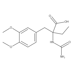 Tyrosine, N-(aminocarbonyl)-I+/--ethyl-3-methoxy-O-methyl-, (S)- Structure