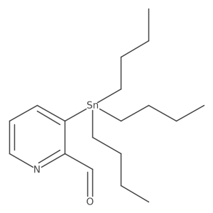 3-Tributylstannanyl-pyridine-2-carbaldehyde结构式