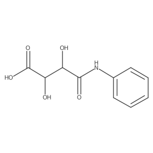 (2R,3S)-4-anilino-2,3-dihydroxy-4-oxobutanoic acid结构式