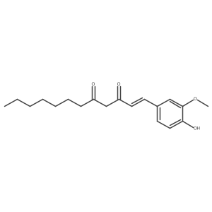 1-Dehydro-[8]-gingerdione Structure