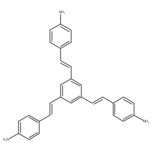 4,4',4''-(Benzene-1,3,5-triyltris(ethene-2,1-diyl))trianiline结构式