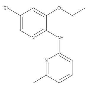 (5-Chloro-3-ethoxy-pyridin-2-yl)-(6-methyl-pyridin-2-yl)-amine结构式