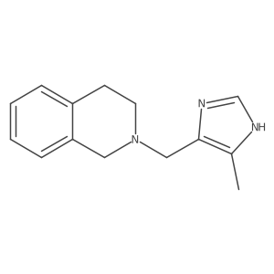2-[(4-Methyl-1h-Imidazol-5-Yl)methyl]-1,2,3,4-Tetrahydroisoquinoline结构式