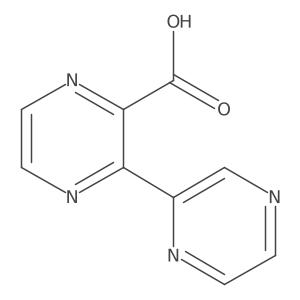 [2,2'-Bipyrazine]-3-carboxylic acid Structure