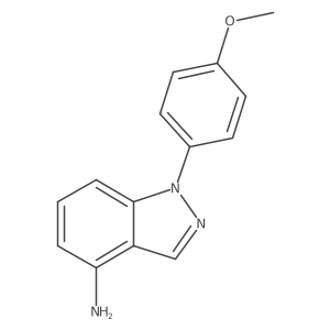 1-(4-methoxyphenyl)-1H-indazol-4-amine Structure