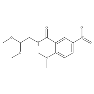 N-(2,2-dimethoxyethyl)-2-(dimethylamino)-5-nitrobenzamide Structure
