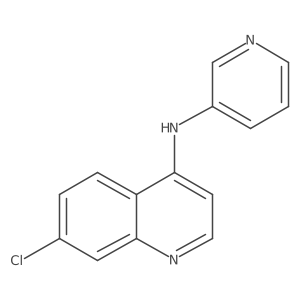 7-Chloro-N-3-pyridinyl-4-quinolinamine结构式