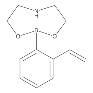 2-(2-Ethenylphenyl)-1,3,6,2-dioxazaborocane结构式
