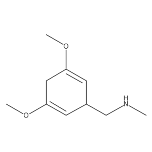 1-(3,5-dimethoxycyclohexa-2,5-dien-1-yl)-N-methylmethanamine结构式