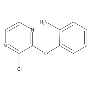 2-(3-Chloropyrazin-2-yl)oxyaniline Structure