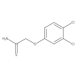 2-(3,4-Dichlorophenoxy)ethanethioamide Structure