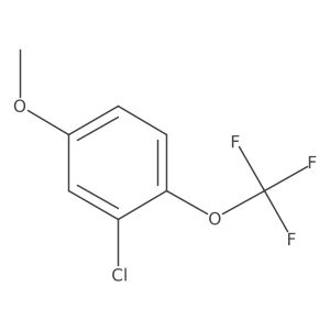 2-Chloro-4-methoxy-1-(trifluoromethoxy)benzene结构式