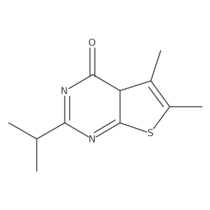 5,6-dimethyl-2-propan-2-yl-4aH-thieno[2,3-d]pyrimidin-4-one结构式