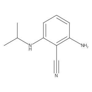2-Amino-6-(isopropylamino)benzonitrile结构式