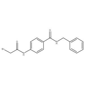 N-Benzyl-4-[(2-bromoacetyl)amino]benzamide Structure