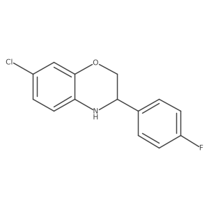 7-Chloro-3-(4-fluorophenyl)-3,4-dihydro-2H-benzo[b][1,4]oxazine Structure