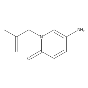 5-Amino-1-(2-methylprop-2-en-1-yl)-1,2-dihydropyridin-2-one结构式
