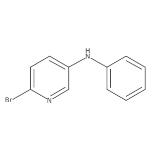 6-Bromo-N-phenylpyridin-3-amine Structure