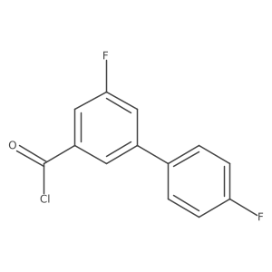 3-Fluoro-5-(4-fluorophenyl)benzoyl chloride Structure