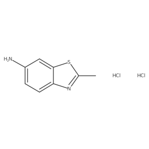 2-Methyl-benzothiazol-6-ylamine dihydrochloride结构式