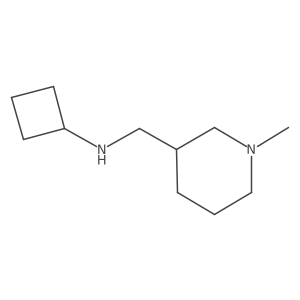 N-[(1-methylpiperidin-3-yl)methyl]cyclobutanamine结构式