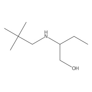 2-[(2,2-Dimethylpropyl)amino]butan-1-ol结构式