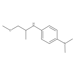 n1-(1-Methoxypropan-2-yl)-n4,n4-dimethylbenzene-1,4-diamine结构式