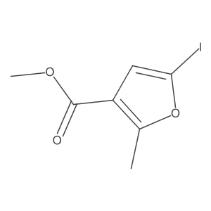 Methyl 5-iodo-2-methylfuran-3-carboxylate Structure