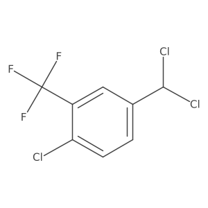1-Chloro-4-(dichloromethyl)-2-(trifluoromethyl)benzene Structure