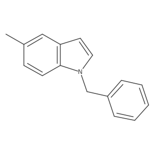 1-Benzyl-5-methyl-1H-indole结构式