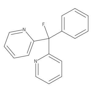 2,2'-(Fluoro(phenyl)methylene)dipyridine结构式