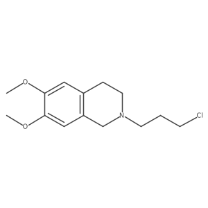 2-(3-Chloropropyl)-1,2,3,4-tetrahydro-6,7-dimethoxyisoquinoline结构式