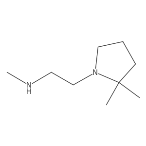 2-(2,2-dimethylpyrrolidin-1-yl)-N-methylethanamine Structure