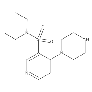 N,N-Diethyl-4-(piperazin-1-yl)pyridine-3-sulfonamide Structure