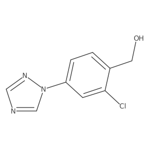 [2-chloro-4-(1H-1,2,4-triazol-1-yl)phenyl]methanol Structure