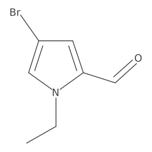 4-Bromo-1-ethyl-1h-pyrrole-2-carbaldehyde Structure