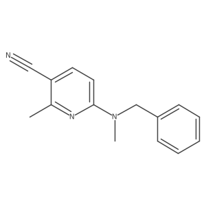 6-(Benzyl(methyl)amino)-2-methylnicotinonitrile Structure