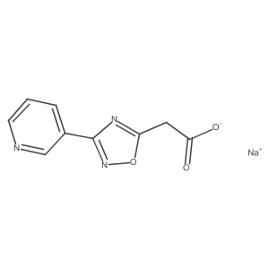 Sodium 2-[3-(pyridin-3-yl)-1,2,4-oxadiazol-5-yl]acetate Structure