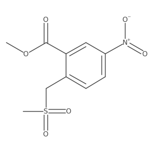 Methyl 2-((methylsulfonyl)methyl)-5-nitrobenzoate Structure