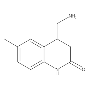 4-(Aminomethyl)-6-methyl-1,2,3,4-tetrahydroquinolin-2-one Structure