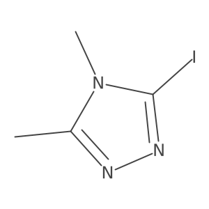 3-Iodo-4,5-dimethyl-4H-1,2,4-triazole Structure